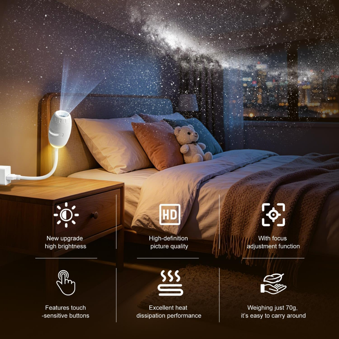 Galaxy LED Projector-360 Star-Nebula Light